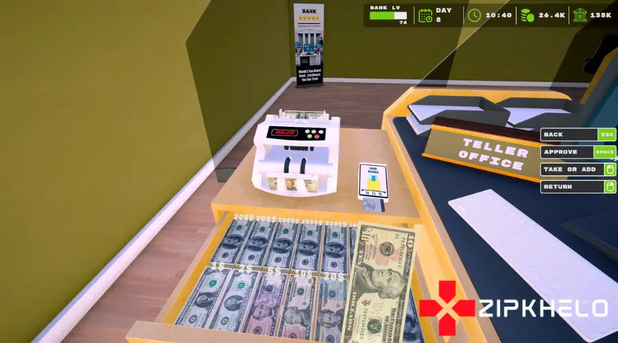 Bank Simulator modes