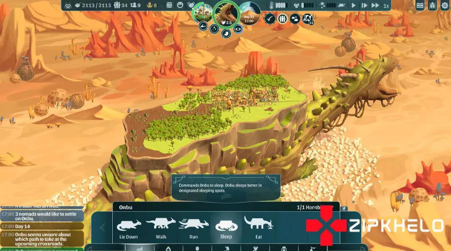 the wandering village features