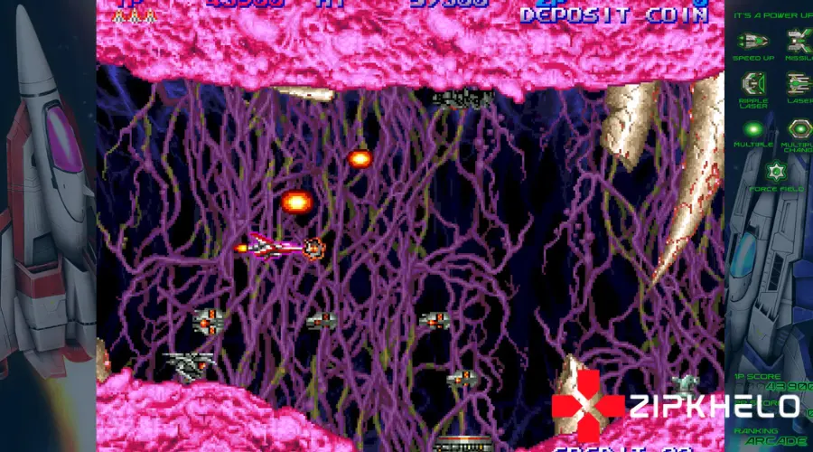GRADIUS ORIGINS modes